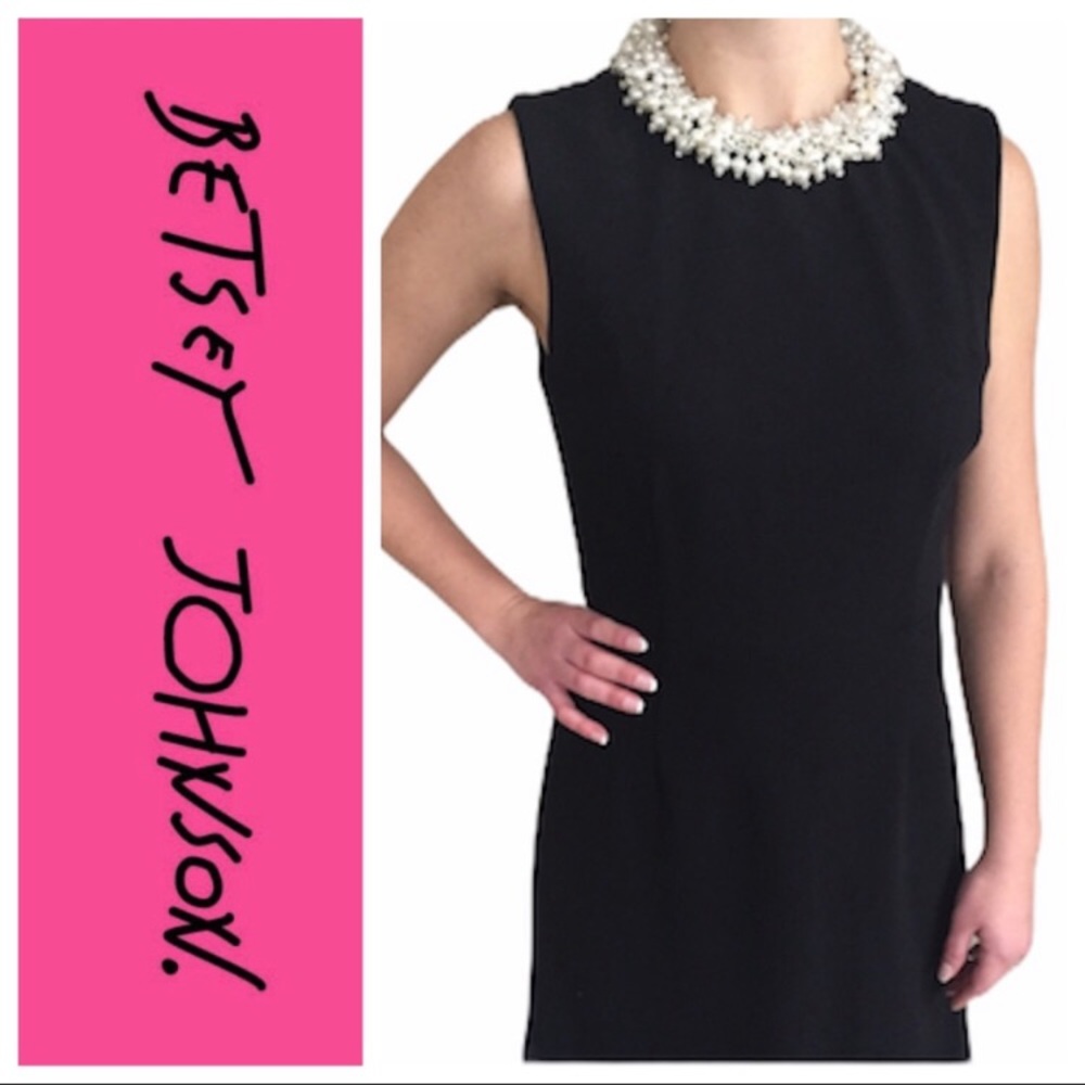Betsey Johnson Black Cocktail Dress NWT